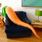 Giant Carrot Pillow