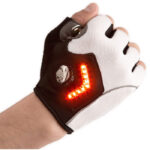 LED Turn Signal Cycling Gloves
