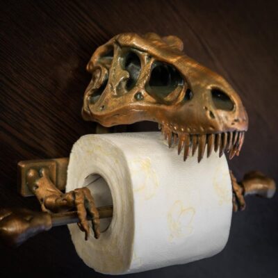 Dinosaur T-Rex Toilet Paper Holder