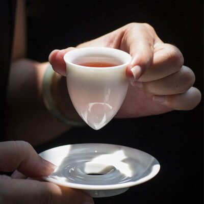 Funny Tea Cup with Coaster