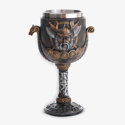 Viking Warrior Ship Ceremonial Chalice Cup