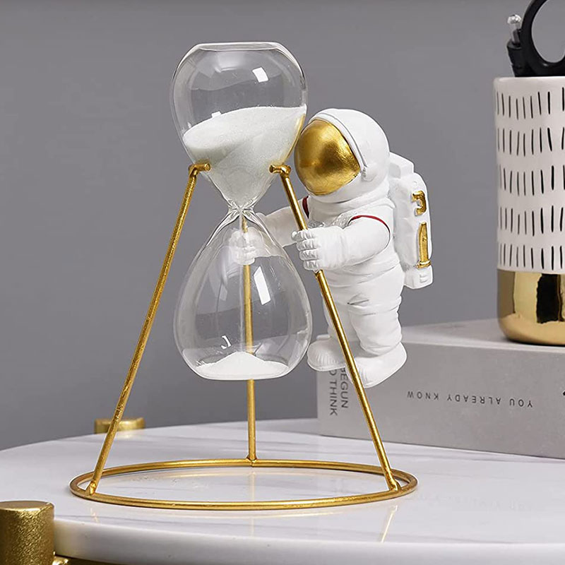 Astronaut Hourglass Figurine