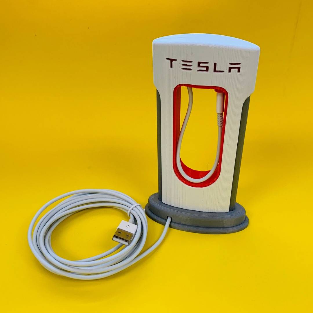 Tesla Inspired Phone Charging Station