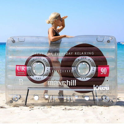 Giant Cassette Tape Pool Float