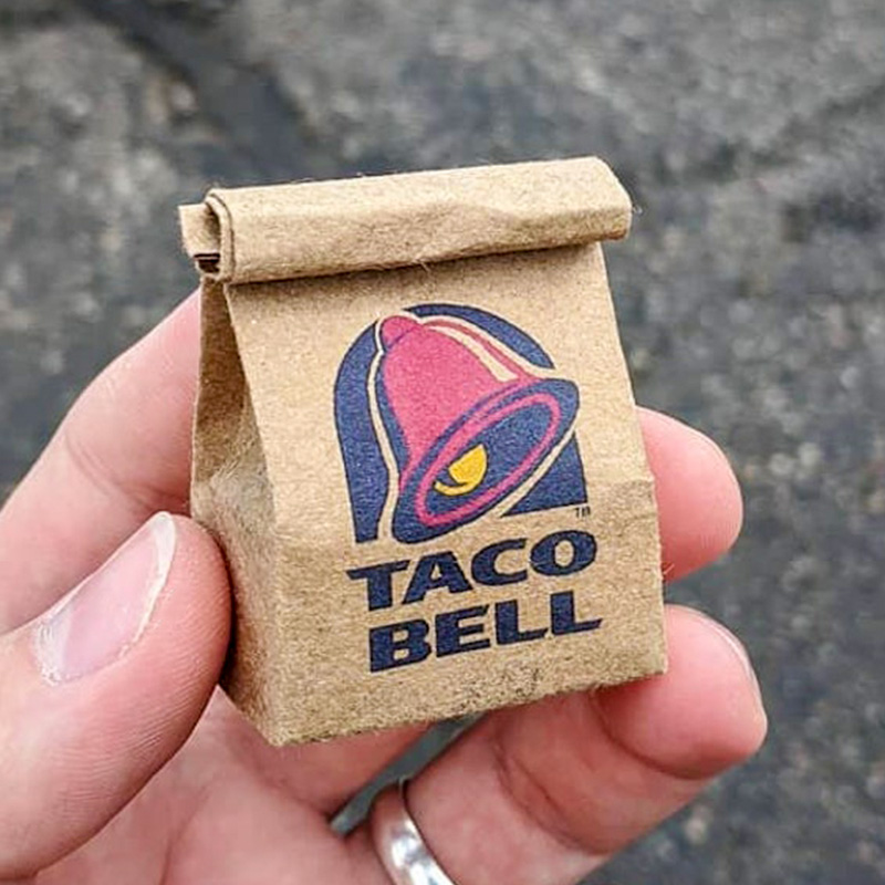 Taco Bell Miniature Bag