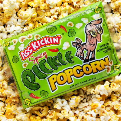 Ass Kickin Spicy Pickle Popcorn