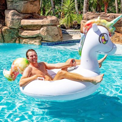 Giant Motorized Unicorn Pool Float