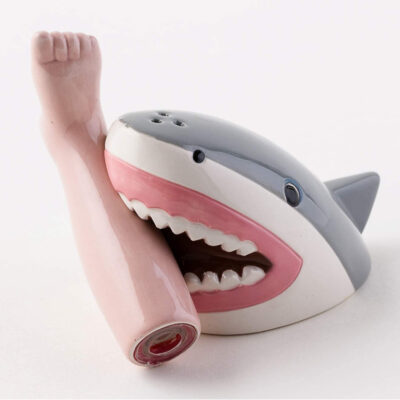 Shark and Leg Salt and Pepper Set