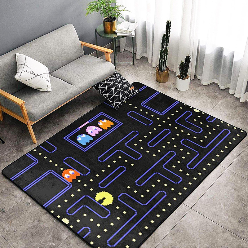 Pac-Man Carpet Game Room Mat