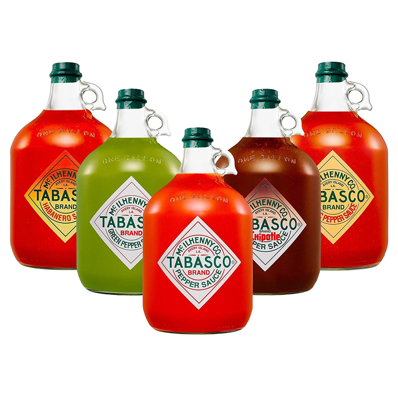 Tabasco Sauce Gallon Jugs