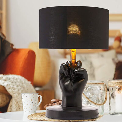 The Middle Finger Lamp
