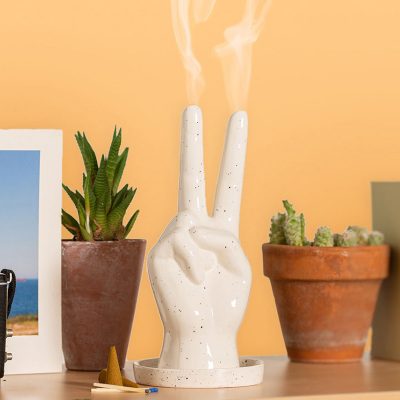 Peace & Love Incense Burner