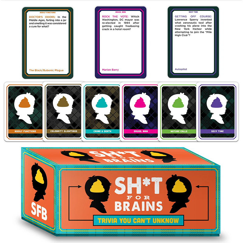 Shit for Brains Trivia Game
