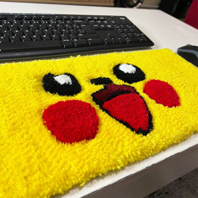 Pikachu Pokemon Carpet Keyboard Rug