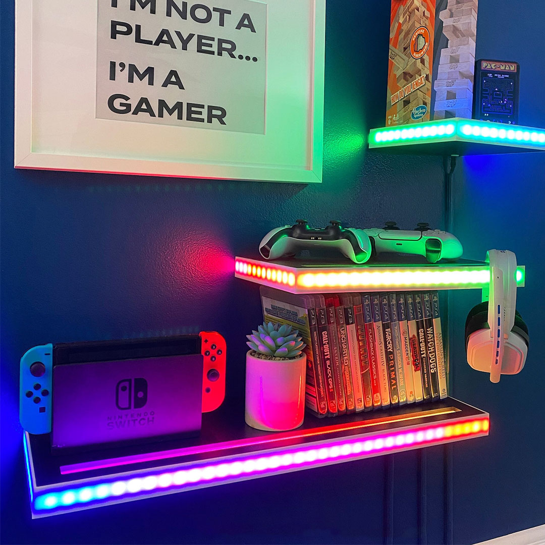 LED Floating Shelves CoolStuffToBuyInc