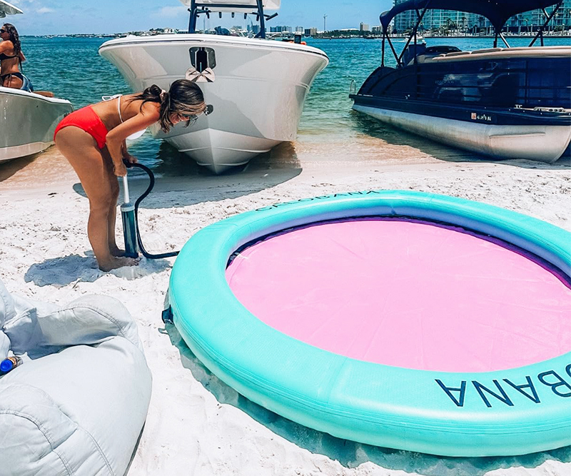 Giant Floating Water Hammock Island - 8 Feet