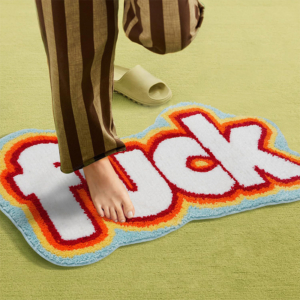 Cute F**k Shaped Rug