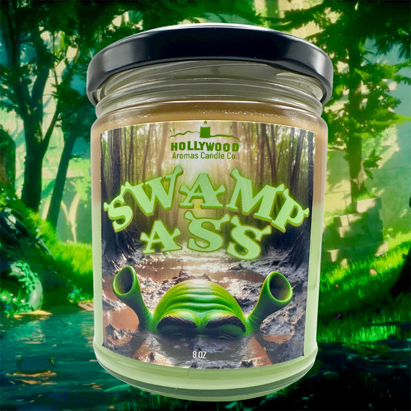 Swamp Ass Shrek Candle