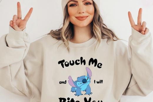 Touch Me And I Will Bite You Sweatshirt